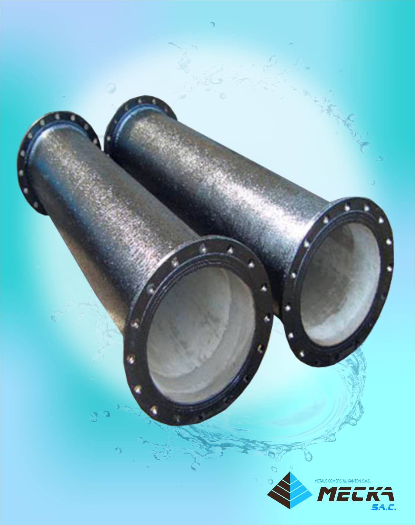 niple acero bridado meckasac