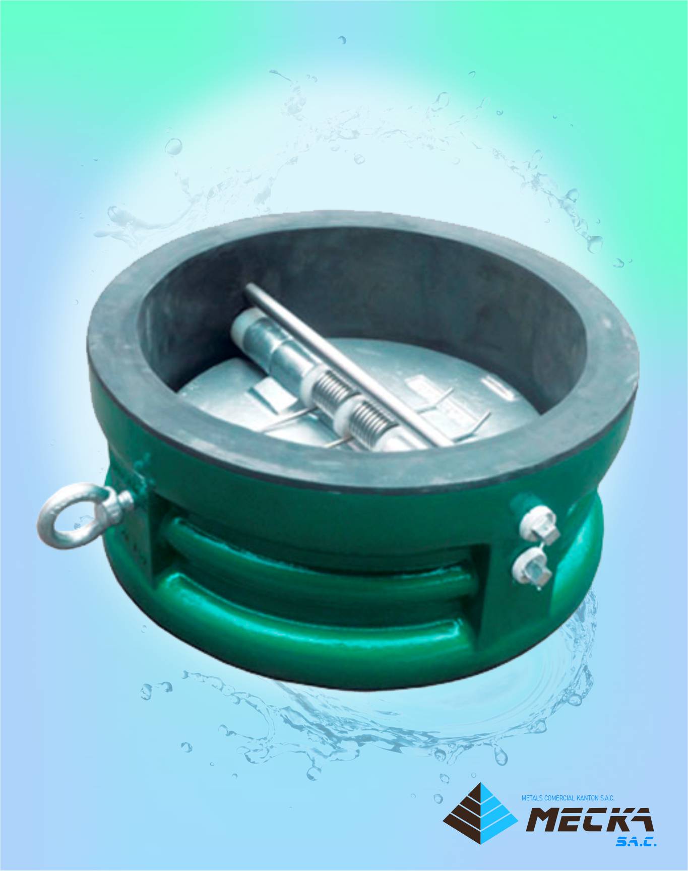 valvula check duocheckwafer minera meckasac